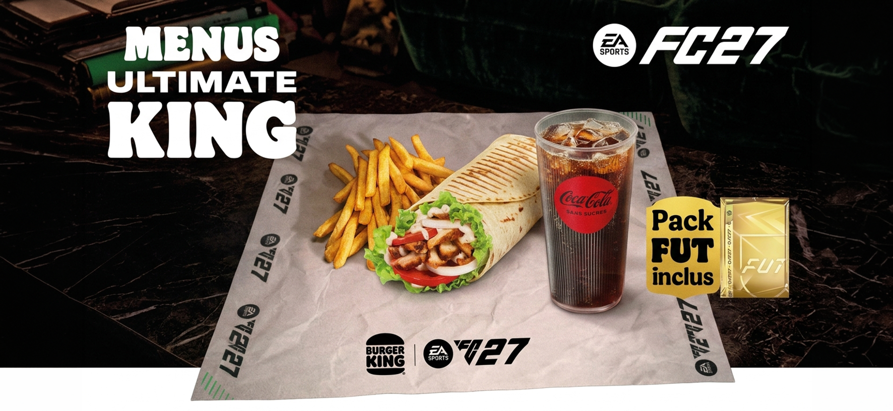 Menus Ultimate King, Pack FUT inclus | Burger King & EA Sports FC 27