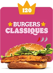 120 couronnes Burgers Classiques
